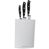  Набор ножей с подставкой Arcos Riviera, нержавеющая сталь, белый пластик ABS, Испания - арт.7941 RIVIERA, фото 1 