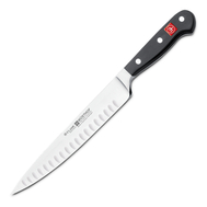  Кухонный нож для нарезки Wusthof Classic, 20см, выемки на лезвии, кованая нержавеющая сталь, Золинген, Германия - арт.4524/20, фото 1 