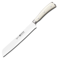  Кухонный нож для хлеба Wusthof Classic Ikon Cream White, 20см, кованая нержавеющая сталь, Золинген, Германия - арт.4166-0/20 WUS, фото 1 