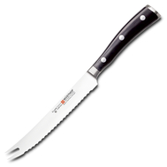  Нож для томатов Wusthof Classic Ikon, 14см, кованая нержавеющая сталь, Золинген, Германия - арт.4136 WUS, фото 1 