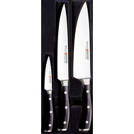  Набор ножей для кухни Wusthof Classic Ikon, 3шт, кованая нержавеющая сталь, Золинген, Германия - арт.9601 WUS, фото 1 