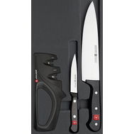  Набор ножей Wusthof Gourmet, 2шт, точилка, кованая нержавеющая сталь, Золинген, Германия - арт.9654-1, фото 1 