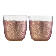  Набор стаканов Rosegold Eisch Gold Rush, прозрачные/розовое золото, 390 мл - 2 шт - арт.74410415, фото 1 