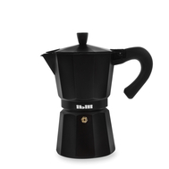 Кофеварка эспрессо Ibili Bahia Black, гейзерная, черная, на 6 чашек - арт.612206, фото 1 