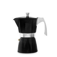  Кофеварка гейзерная Ibili Evva, черная, на 6 чашек - арт.623106, фото 1 