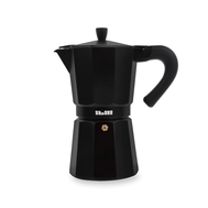  Кофеварка эспрессо Ibili Bahia Black, гейзерная, черная, на 9 чашек - арт.612209, фото 1 