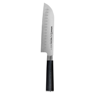  Нож Сантоку Samura Mo-V, 18см, выемки на лезвии, нержавеющая легированная сталь - арт.SM-0094/K, фото 1 