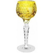  Рюмка хрустальная Ajka Crystal Grape, 60мл, желтая - арт.1/amber/64575/51380/48359, фото 1 
