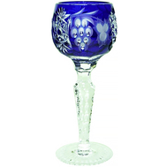  Рюмка хрустальная Ajka Crystal Grape, 60мл, синяя - арт.1/cobaltblue/64575/51380/48359, фото 1 