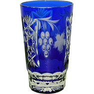  Стакан хрустальный Ajka Crystal Grape, 390мл, синий - арт.1/cobaltblue/64579/51380/48359, фото 1 