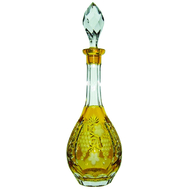  Графин для водки Ajka Crystal Grape, 750мл, желтый - арт.amber/64569/51380/48359, фото 1 
