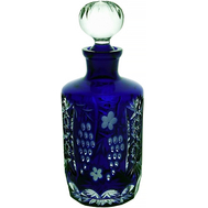  Графин для воды Ajka Crystal Grape, 700мл, синий, цветной хрусталь - арт.cobaltblue/64567/51380/48359, фото 1 