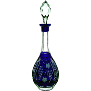  Графин для водки Ajka Crystal Grape, 750мл, синий, цветной хрусталь - арт.cobaltblue/64569/51380/48359, фото 1 