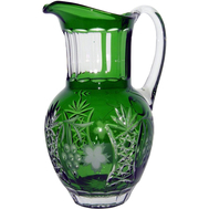  Кувшин для воды Ajka Crystal Grape, 1200мл, зеленый, цветной хрусталь - арт.emerald/64571/51380/48359, фото 1 