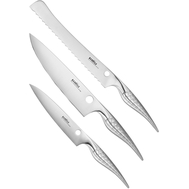  Набор кухонных ножей Samura Reptile, 3шт, нержавеющая легированная сталь - арт.SRP-0230/Y , фото 1 