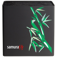  Подставка для ножей с наполнителем Samura Hypercube Bamboo, 230х226х81мм, черная - арт.KBH-101BB/Y, фото 1 