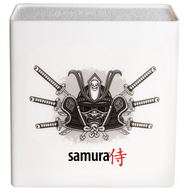  Подставка для ножей с наполнителем Samura Hypercube Samurai, 230х226х81мм, белая - арт.KBH-101S1/Y, фото 1 