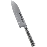  Поварской нож Сантоку Samura Bamboo, 13,7см, выемки на лезвии, нержавеющая легированная сталь - арт.SBA-0093/Y, фото 1 