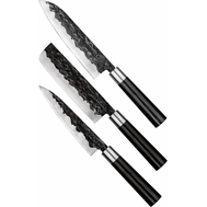  Набор кухонных ножей Samura Blacksmith, 3шт, нержавеющая легированная сталь с покрытием - арт.SBL-0220C/Y, фото 1 