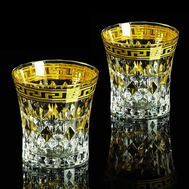  Набор стаканов для виски Migliore DeLuxe Imperia, хрусталь, декор золото 24К, 270мл - 2шт - арт.25544, фото 1 