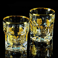  Набор стаканов для виски Migliore DeLuxe Gloria, хрусталь, декор золото 24К, 300мл - 2шт - арт.25703, фото 1 