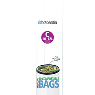  Brabantia Биоразлагаемые мешки для мусора PerfectFit, размер C (10-12 л), 10 шт.  - арт.419782, фото 1 
