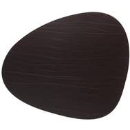  LINDDNA 98891 BUFFALO brown Подстановочная салфетка из натуральной кожи фигурная 37x44 см, толщина 2мм, фото 1 