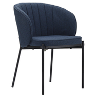  Кресло Coral, рогожка, темно-синее, фото 1 