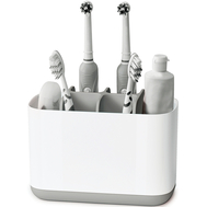  Органайзер для зубных щеток EasyStore, 13х9,5х17,5 см, бело-серый, фото 1 