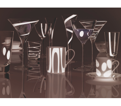  Бокалы для шампанского, флейты LSA International Jazz, чёрные, 250мл - 4шт, фото 4 