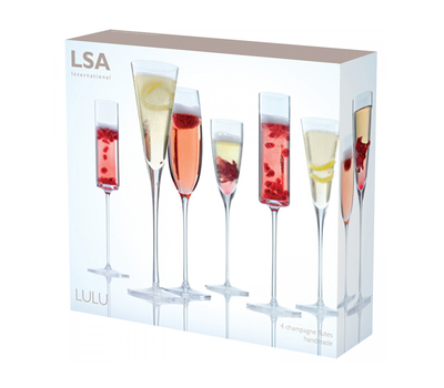  Бокалы для шампанского, флейты LSA International LuLu - 4шт, фото 3 