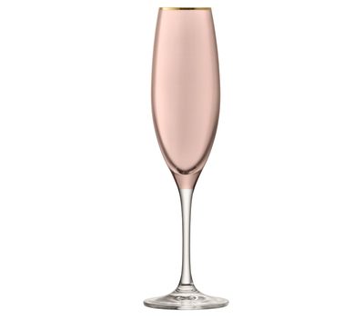  Бокалы для шампанского, флейты LSA International Sorbet, коричневые, 225мл - 2шт, фото 4 