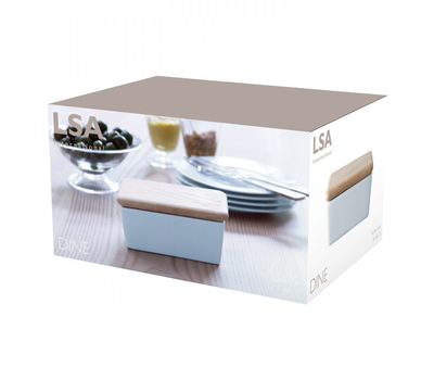  Маслёнка с крышкой LSA International Dine, белая, 10 см, фото 4 