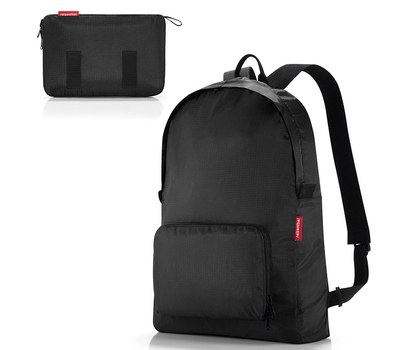  Складной рюкзак Reisenthel Mini maxi, черный, 29.3х47х15см, фото 1 