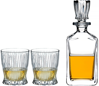  Подарочный набор для виски Fire Riedel: графин и 2 стакана, фото 1 