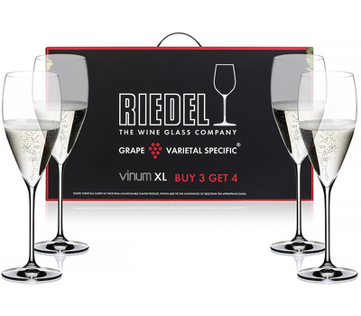  Фужеры для шампанского Vintage Champagne Glass Riedel Vinum XL, 343мл - 4шт, фото 1 