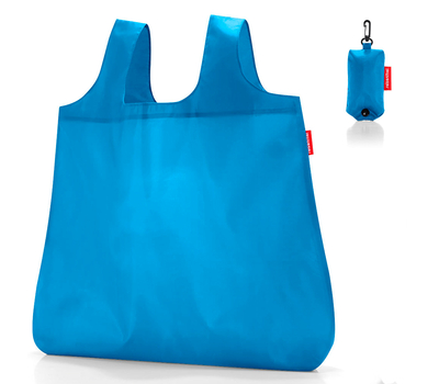  Сумка хозяйственная складная Reisenthel Mini maxi pocket, голубая, 45.5х53.5х0.2см, фото 1 