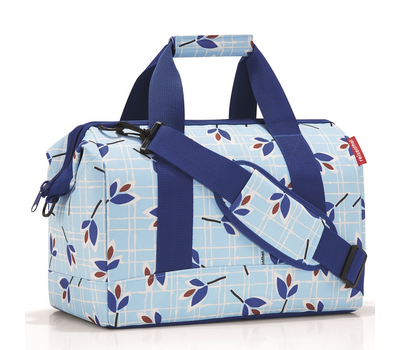  Дорожная сумка Reisenthel Allrounder M, голубая с листьями, фото 1 