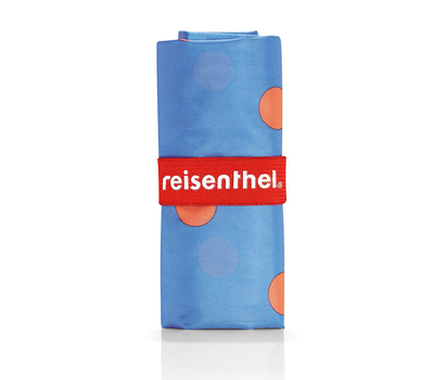  Сумка хозяйственная складная Reisenthel Mini maxi shopper, голубая в горошек, 43.5х65х6см, фото 3 