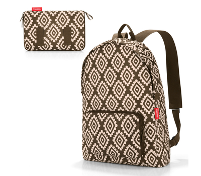  Складной рюкзак Reisenthel Mini maxi, коричневый, 29.3х47х15см, фото 1 