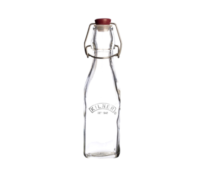  Бутылка для напитков Kilner Clip Top, квадратная, 250мл, фото 1 