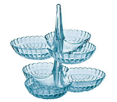  Менажницы Guzzini Tiffany, голубые, 27х25.5х25см - 2шт, фото 1 