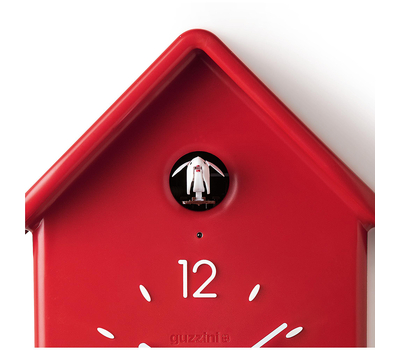  Часы с кукушкой Guzzini QQ, красные, фото 3 