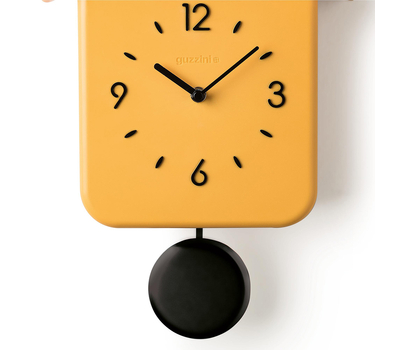  Часы с кукушкой Guzzini QQ, оранжевые, фото 4 