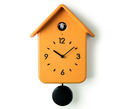  Часы с кукушкой Guzzini QQ, оранжевые, фото 1 