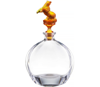  Графин Cristal de Paris Bouchon Bear Amber, 0.75л, фото 1 