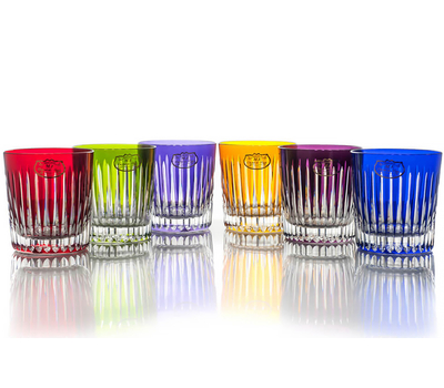  Цветные бокалы для виски Cristal de Paris Timeless 300мл - 6 шт, фото 1 