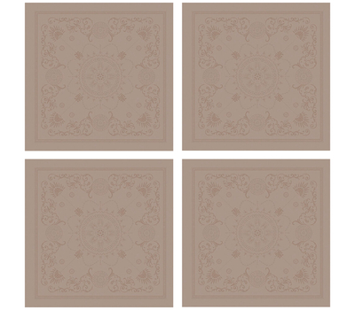  Набор тканевых салфеток Garnier-Thiebaut Eloise Macaron - 4шт, 54х54 см, фото 1 