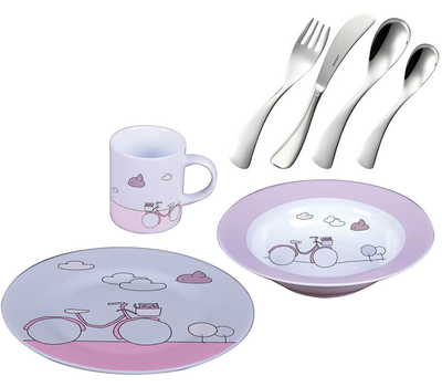  Набор детской посуды Sambonet Pink - 7 предметов, фото 1 