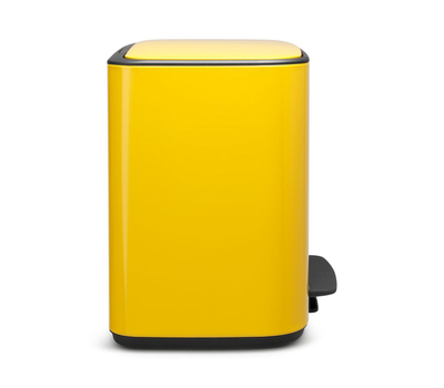  Ведро для мусора с педалью Brabantia Bo Pedal Bin, желтое, 11 + 23 л, фото 3 